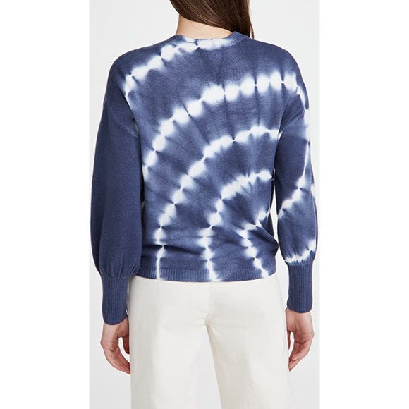 Cinq à Sept Tie Dye Clerisa Pullover Sweater Wool Cashmere - Picture 2 of 11